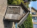 Houten speelhuis voor in de tuin, Ophalen, Gebruikt, Hout