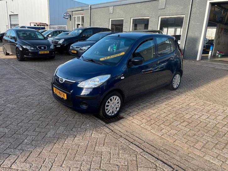 Hyundai i10 1.1 2009 Blauw Stuurbekrachtiging Airco APK, Auto's, Hyundai, Bedrijf, i10, ABS, Airbags, Airconditioning, Boordcomputer