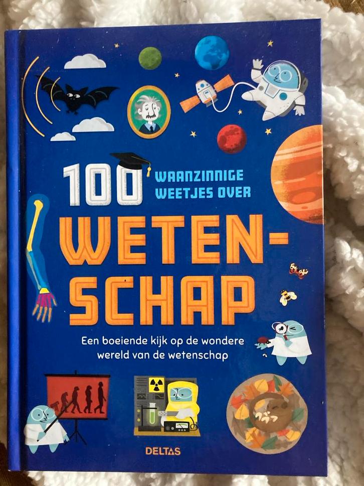 Alex Frith - 100 waanzinnige weetjes over wetenschap, Boeken, Kinderboeken | Jeugd | onder 10 jaar, Zo goed als nieuw, Non-fictie