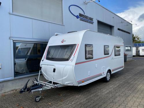 Bürstner Premio Life 480 TL Cassetteluifel Enkele bedden, Caravans en Kamperen, Caravans, Bedrijf, Overige, Bürstner, 2 aparte bedden