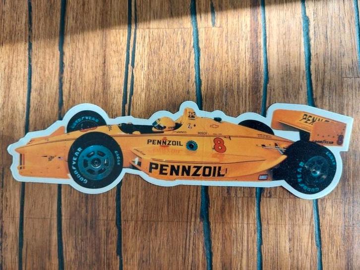 Sticker Raceauto Pennzoil Ferrari, Verzamelen, Automerken, Motoren en Formule 1, Auto's, Ophalen of Verzenden