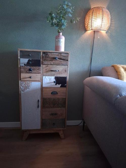 Tower Living mango houten kast., Huis en Inrichting, Kasten | Overige, Zo goed als nieuw, Ophalen