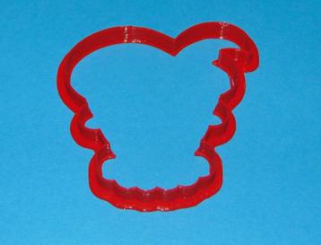 Uitsteekvorm voor Zwarte Piet koekjes - 3D-print beschikbaar voor biedingen