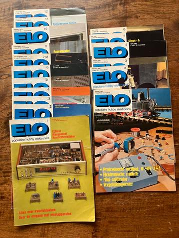 ELO Electronica Tijdschriften 1979 + 1980 beschikbaar voor biedingen