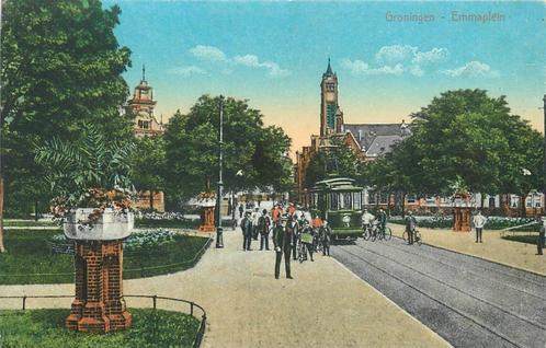 (701-014-021) Groningen Emmaplein, Verzamelen, Ansichtkaarten | Nederland, Groningen, Verzenden