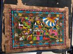 Kleurrijke Mexicaanse schilderingen op kurk, Ophalen of Verzenden