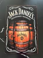 Vierkant vintage reclamebord van Jack Daniels 20x30, Ophalen of Verzenden, Zo goed als nieuw, Reclamebord
