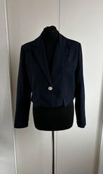 Blazer crop donkerblauw S/M ambika, Maat 38/40 (M), Blauw, Nieuw, Ophalen of Verzenden