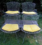 4X BERTOIA STOEL 420 KNOLL VINTAGE MIDDEN '80., Huis en Inrichting, Stoelen, Ophalen, Modern design, Gebruikt, Metaal