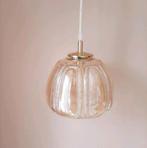 Vintage bubble bol lamp | Jaren 60 amberkleur lamp |, Ophalen of Verzenden, Zo goed als nieuw, Minder dan 50 cm