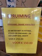 Prikkabel Zware Kwaliteit - 25m met 25 LED Lampen, Tuin en Terras, Buitenverlichting, Kunststof, Minder dan 50 watt, Overige typen