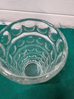 -	Vaas glas met rondjes, Huis en Inrichting, Woonaccessoires | Vazen, Ophalen of Verzenden, 'T Olde Gre-j, Info@toldegrej.nl, Endepoelstraat 20f Didam