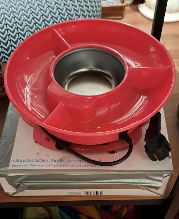 Emerio Chocolade Fondue Set -, Witgoed en Apparatuur, Fonduesets, Zo goed als nieuw, Fondueset, Elektrisch, Ophalen of Verzenden