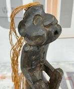 1950 - Afrika africa Senufo handgesneden Hout zittend beeld, Ophalen of Verzenden