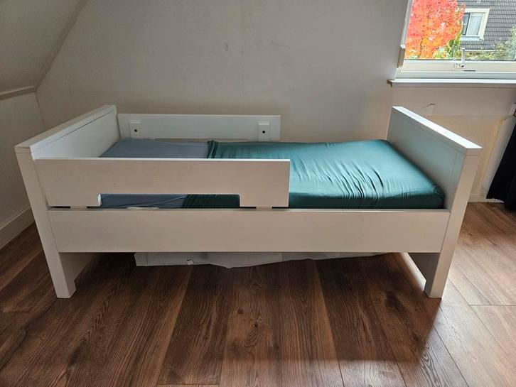 Bopita Kinderbed - Wit - 159x75, Kinderen en Baby's, Kinderkamer | Bedden, Zo goed als nieuw, 140 tot 160 cm, 70 tot 85 cm, Lattenbodem