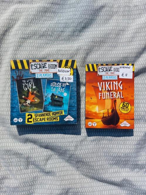 Escape room 2 players, 2 versies, nieuw in de verpakking, Hobby en Vrije tijd, Gezelschapsspellen | Overige, Nieuw, Een of twee spelers