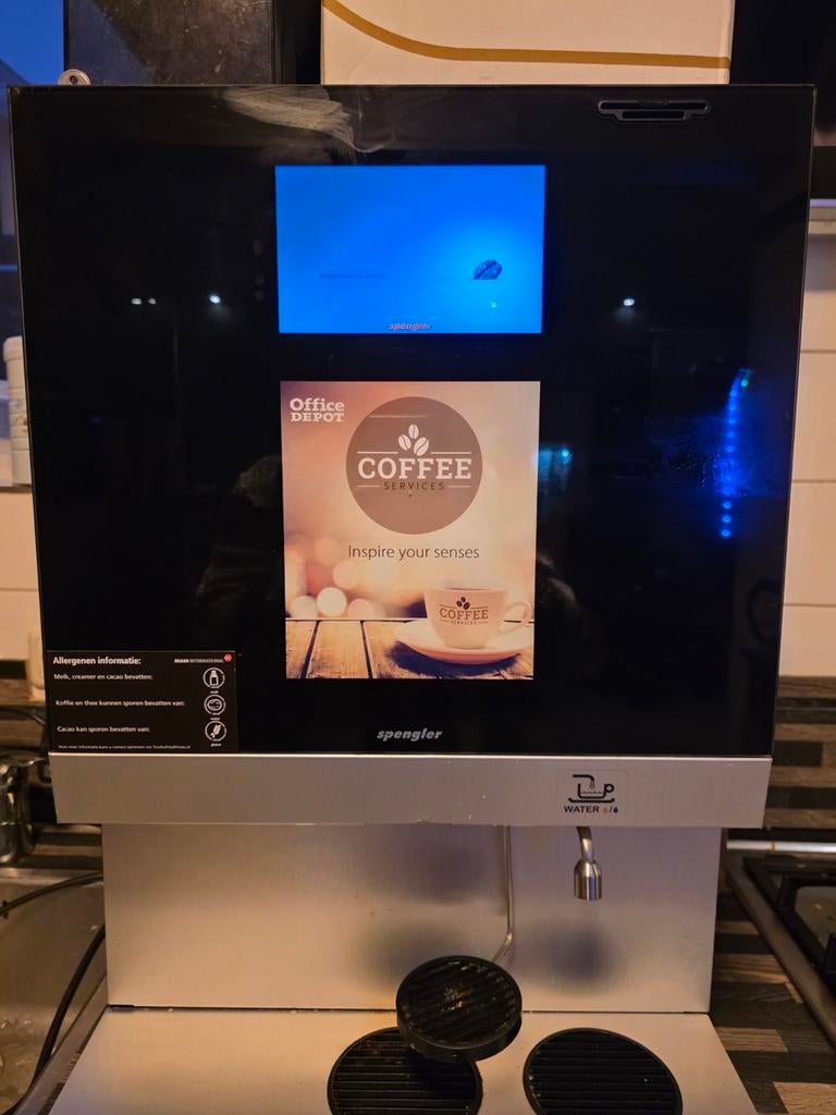 Sprengler koffiezetautomaat, Ophalen, Koffiemachine