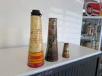 Diverse Conische olie blikken, Verzamelen, Gebruikt, ., ., .