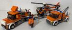 Lego vrachtwagen+helikopter+motor nr 7686 takelwagen nr 7638, Kinderen en Baby's, Speelgoed | Duplo en Lego, Complete set, Ophalen of Verzenden