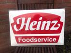 Heinz emaille reclamebord, Ophalen of Verzenden, Gebruikt, Reclamebord