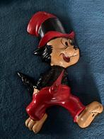 Disney kleine boze wolf wandtegel keramiek disney jaren 60, Verzamelen, Ophalen of Verzenden, Nieuw, Beeldje of Figuurtje