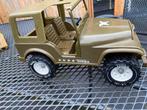 Vintage Tonka willy Jeep - Legergroen, Ophalen of Verzenden, Gebruikt