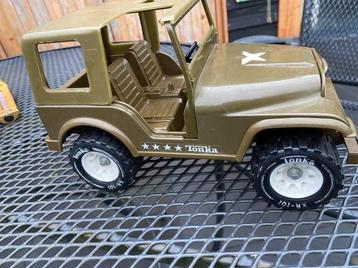 Vintage Tonka willy Jeep - Legergroen beschikbaar voor biedingen