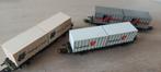 3 Märklin DB containerwagens Hapag loyd,Scan Dutch, Sealand, Wisselstroom, Wagon, Ophalen of Verzenden, Zo goed als nieuw
