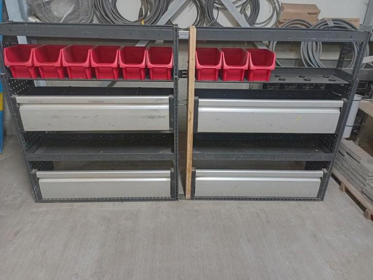 Modul systems Schappen kast losse bakjes bedrijfswagen, Auto diversen, Overige Auto diversen, Ophalen
