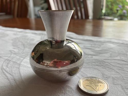 Verzilverd minivaasje, zilverstad Schoonhoven, Antiek en Kunst, Antiek | Goud en Zilver, Zilver, Ophalen of Verzenden
