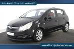 Opel Corsa 1.4-16V Enjoy *Panoramadak*Stoelverwarming*Parkas, Voorwielaandrijving, Gebruikt, Zwart, 4 cilinders
