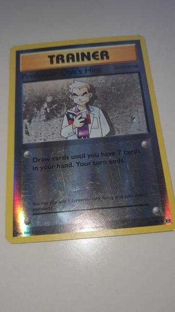Pokemon professor oak's hint beschikbaar voor biedingen