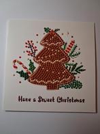 Diamond painting kaart kerst kerstboom, Ophalen of Verzenden, Nieuw, Kerst