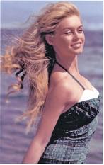 Brigitte Bardot haren in de wind Ansichtkaart, Verzenden, 1980 tot heden, Ongelopen, Sterren en Beroemdheden