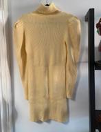 Zara jurk pofmouwen, Maat 38/40 (M), Zara, Geel, Ophalen of Verzenden