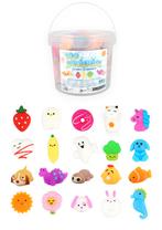 PARTIJ SQUISHIES 10gr 100PCS IN EMMER, ., Nieuw, Ophalen of Verzenden, .