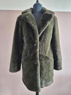 Carnavals bontjas effen Donker Groen, maat S, Carnaval jas