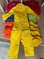 Kinder overall geel 128 - 140 en rood 128 - 152, Tuin en Terras, Werkkleding, Ophalen of Verzenden, Zo goed als nieuw, Kinderen