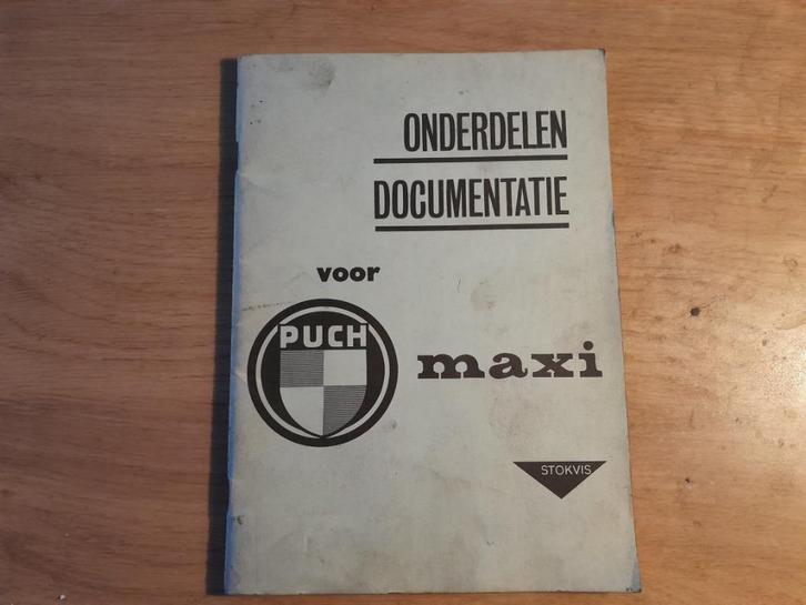 Puch Maxi N onderdelen documentatie, Fietsen en Brommers, Handleidingen en Instructieboekjes, Gebruikt, Ophalen