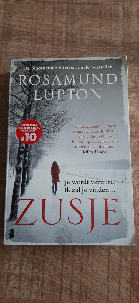 Rosamund Lupton - Zusje, Boeken, Thrillers, Zo goed als nieuw, Nederland, Ophalen of Verzenden