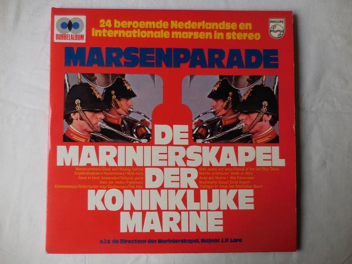 Dubbel LP Marinierskapel der Koninkljke Marine, Cd's en Dvd's, Vinyl | Overige Vinyl, Zo goed als nieuw, 12 inch, Ophalen