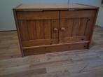 Vintage: begin jaren 80 Massief  grenen tv meubel, Ophalen, Gebruikt, 50 tot 100 cm, 50 tot 75 cm