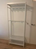 Kapstok met schoenenopberger, wit, Ikea MACKAPÄR, Huis en Inrichting, Ophalen, Zo goed als nieuw, Metaal, Staande kapstok