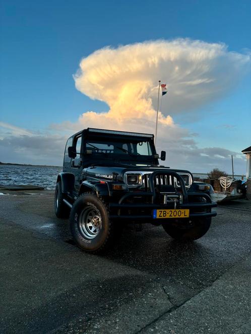 Jeep Wrangler, Auto's, Jeep, Particulier, Wrangler, Trekhaak, Benzine, SUV of Terreinwagen, Handgeschakeld, Geïmporteerd, Zwart