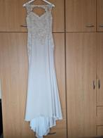 Champagne kleur, zelf ontworpen trouwjurk, Ophalen, Zo goed als nieuw, Beige, Trouwjurk