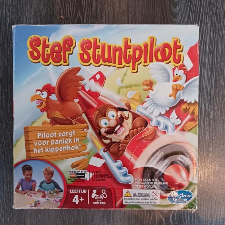 Nr 13) Stef Stuntpiloot, Hobby en Vrije tijd, Gezelschapsspellen | Bordspellen, Zo goed als nieuw, Ophalen of Verzenden