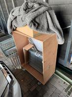 Te koop verrijdbare houten werpkist hond, Dieren en Toebehoren, Ophalen, Gebruikt