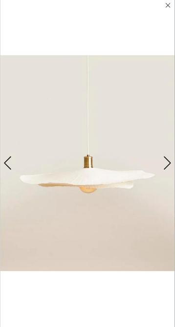 Hanglamp bladeren gebroken wit Japandi stijl beschikbaar voor biedingen