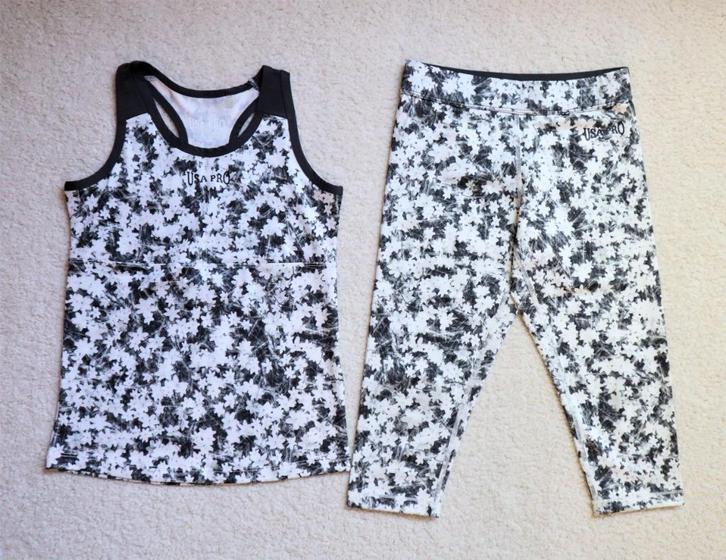 Nieuw! Training Capri Legging & Top, maat 134/140, Kinderen en Baby's, Kinderkleding | Maat 134, Nieuw, Meisje, Sport- of Zwemkleding