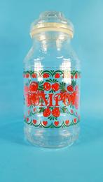 Vintage retro Rumpot glas pot, 3 liter fles met deksel. 7C4, Tweedehands verkoop, Tweedehands verkoop, Gebruikt, Ophalen of Verzenden